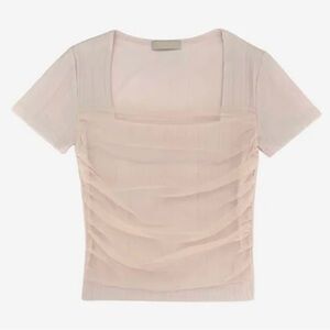 Chic White Short Sleeve Women's Top